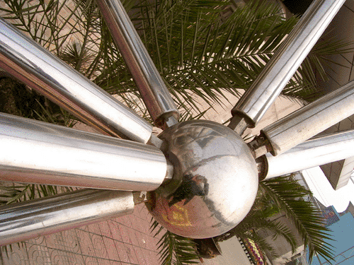 平湖不锈钢螺栓球网架